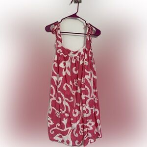 Raviya Pink and White Cotton Dress
